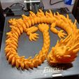 Flexi Print-in-Place Imperial Dragon with 3MF Included!