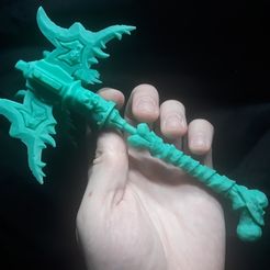 1.jpg STL file Undead mace・3D printer model to download