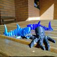 Shark_000.jpg Free STL file Articulated Shark・Model to download and 3D print, mcgybeer