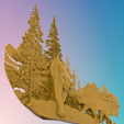 3.png Animals in nature 3D MODEL STL FILE FOR CNC ROUTER LASER & 3D PRINTER