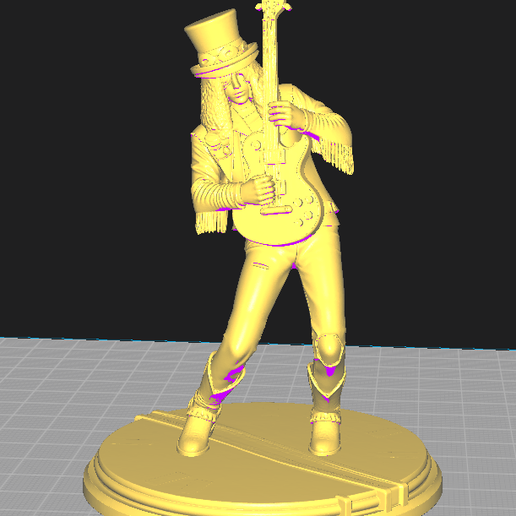 🎸 Slash - Decorative 3D Figure