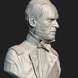 11.jpg General William Tecumseh Sherman bust sculpture 3D print model