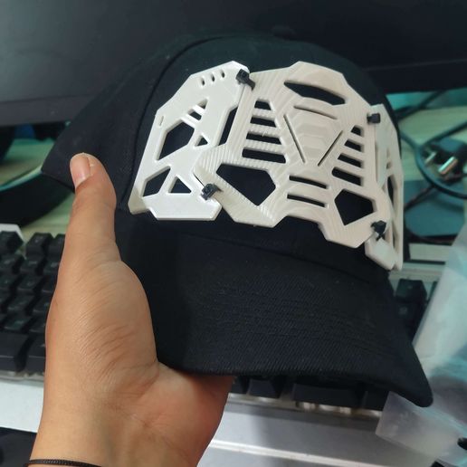 🎩 Techwear Hat Armor・ STL File for 3D printing・Cults