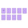 T_Bamboo x4.STL Jogo Mahjong