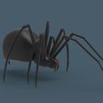 1.jpg 3D-печатная модель паука Черная вдова