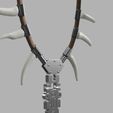 Tusken.Raider.Chief.Pendant.V2.1.jpg Tusken Raider Chief Necklace Amulet FROM THE BOOK OF BOBA FETT TV SHOW