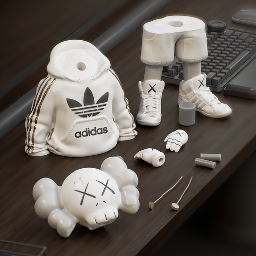 kaws_adidas10.png Kaws Adidas Adidas Urban Junior - "No Pain no Gain" - Unique Design -
