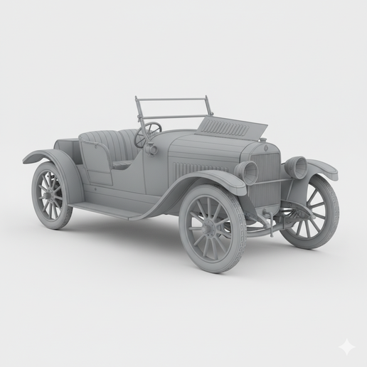 Hotchkiss AM2 car silhouette STL, high detail car STL, European supercar STL, garage diorama car STL, wagon STL, 1:32 car STL, futuristic car STL, Hot Wheels scale car STL, 1:64 car STL, low poly car STL, print ready car STL, stylized car STL, sedan STL,