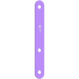 Cale_paumelle_1mm.stl Shims for door hinges 0.5 to 3mm