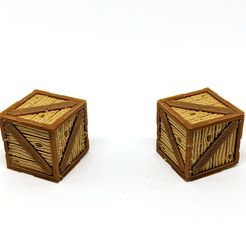 Robagon_MMCrate.jpg STL file Crate - Multimaterial・3D printable model to download