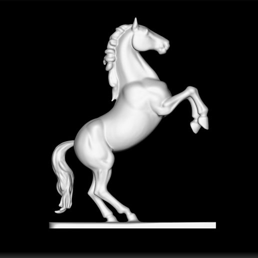 🐎 Horse Rearing - Rearing Horse Sculpture - 3D Print Rearing Horse ...