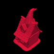 4d.png Whimsical Witch House 3D Print Model STL File