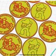 Coins.jpg Pokemon Go Community Day #57 coin - Galarian Zigzagoon