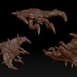 6.jpg Zerg Broodlord and a Broodling 3D print model