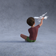 boy-plane2.png Boy sitting playing with toy plane