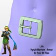 6.jpg Link Hyrule Warrios Armor 3D Print Files Stl