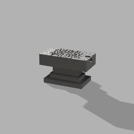 🗝️ Minecraft Anvil KeyChain・Free STL File for 3D printing・Cults