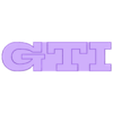 VW Golf mk3 GTI Grill badge v1.stl VW Golf mk3 GTI Distintivo griglia