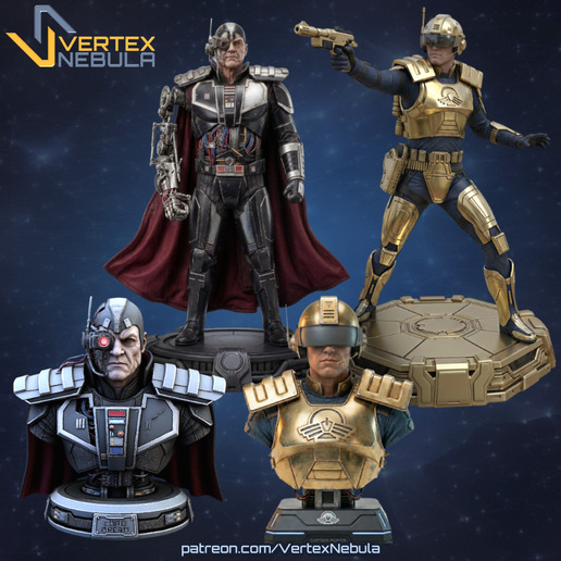 Captain Power and Lord Dread (1/6th Statue and Bust)