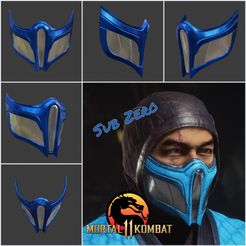 sub-mk11.jpg STL file Sub Zero mask from Mortal Kombat 11 - Master of cold Justice・3D print model to download