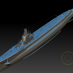 American submarine Gato (10).png American submarine Gato