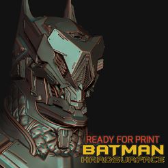 CoverSquare.jpg STL file Batman Bust - 3D Printable Model・3D printable design to download