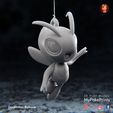 celebi-pose-2-clay-copy.jpg Archivo 3D Celebi 3 poses - presupported・Plan para descargar y imprimir en 3D