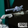 10.png Minigun and missiles for starscream transformers studio series