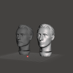 HW.png Download file Holmes & Watson - 1959 (Both Heads in the Set) • 3D printing design, geekbot71