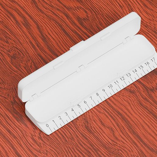 ️ PENCIL CASE WITH RULER・ STL File for 3D printing・Cults