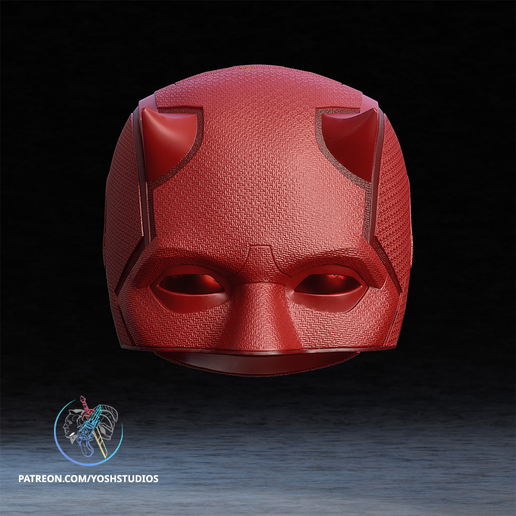 Render_1.png Daredevil Born Again Helmet 3D Printer File STL