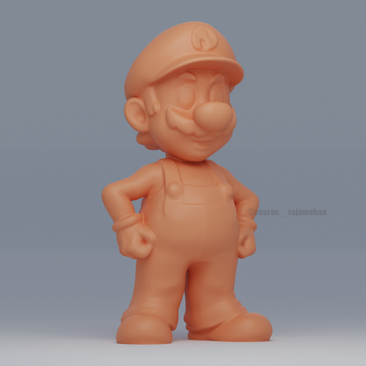 mario-3.png Mario 3D Sculpt – High-Quality Fan Art Model