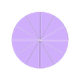 fractions12.stl Set of quarter disks for fractions