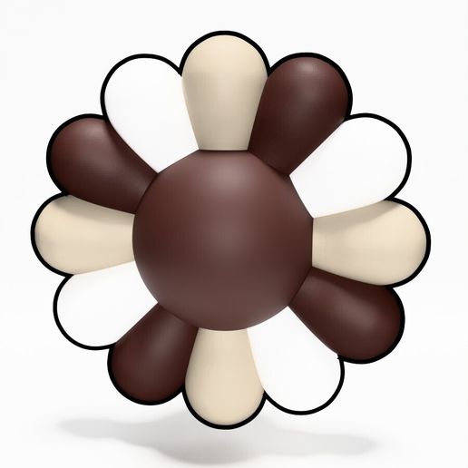 💐 Travis Scott x Takashi Murakami Flower toy・Archivo STL para