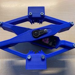 thumbnail_IMG_6363.jpg Free 3D file Linear Actuator / Lifting Table / Hubtisch for MG996R Servos・3D printing design to download, SnakeP