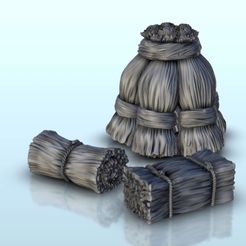 1.jpg Файл STL Набор соломинок 7 - Medieval Flames of war Bolt Action SAGA DBA Age of Sigmar Warhammer・3D-печатная модель для загрузки