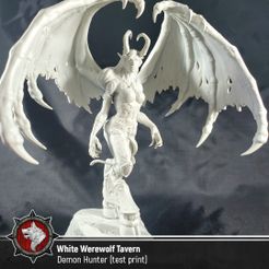 DH_printed.jpg Free STL file Demon Hunter - World of Warcraft (Fan art)・3D print design to download