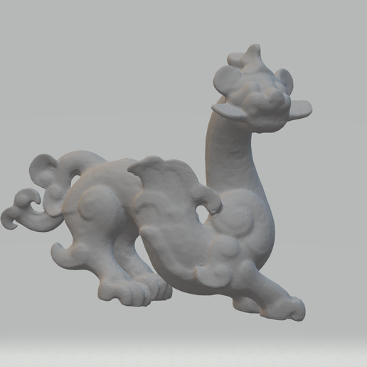 dragon; 3D model