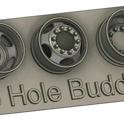 5-Hole-Budds.jpg 5 Hole 1/25th scale truck wheels