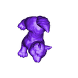 loubie_wolfie_single_extrusion_scaled_up.stl Archivo STL gratuito Wolfie: apoya la escultura del cachorro de lobo libre・Design para impresora 3D para descargar