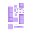 Furniture 1.50 Part 3.stl HOUSE FURNITURE 1:50 & 1:100 ARCHITECTURE MODEL DIORAMA