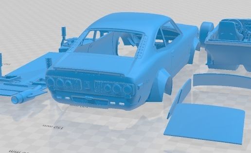 🚗 Mazda RX3 Drift 1971 Printable Car・ 3D File for ・Cults