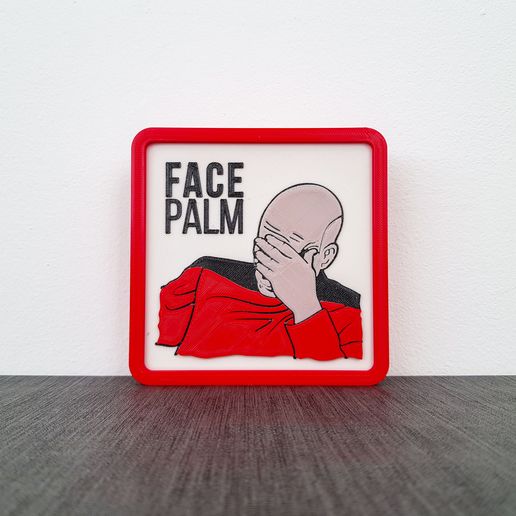 FacePalm-002.jpg Download STL file FrameCorp Face Palm • 3D print model, Kronosrey