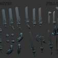 melee-kit-2.png CANIS MAJOR - Melee Infantry Weapons Set [PRE-SUPPORTED]