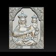 008.jpg Madonna and Baby bas relief for CNC 3D