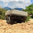 ahead-RC-Cat-1-TRX6-flatbed-4.jpg Crawler Cat 1 6x6 Sideboard Flatbed - 1/10 RC body attachment