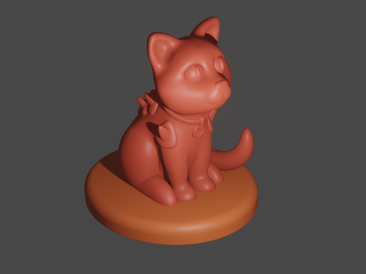 cat2.png Descargar archivo STL gratis Gato Armado • Plan para imprimir en 3D, Piggie