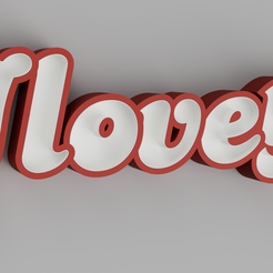 Iloveyou.png I Love you - Valentines Day - LED Letters