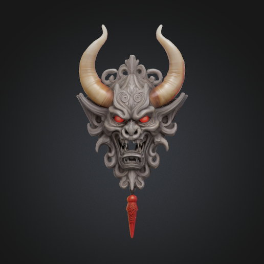 Oni Wall Ornament - EDZX 3D model