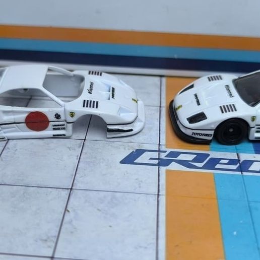 🚗 1/64 Ferrari F40 LBWK Front DONW Body Kit・ STL File for 3D printing・Cults